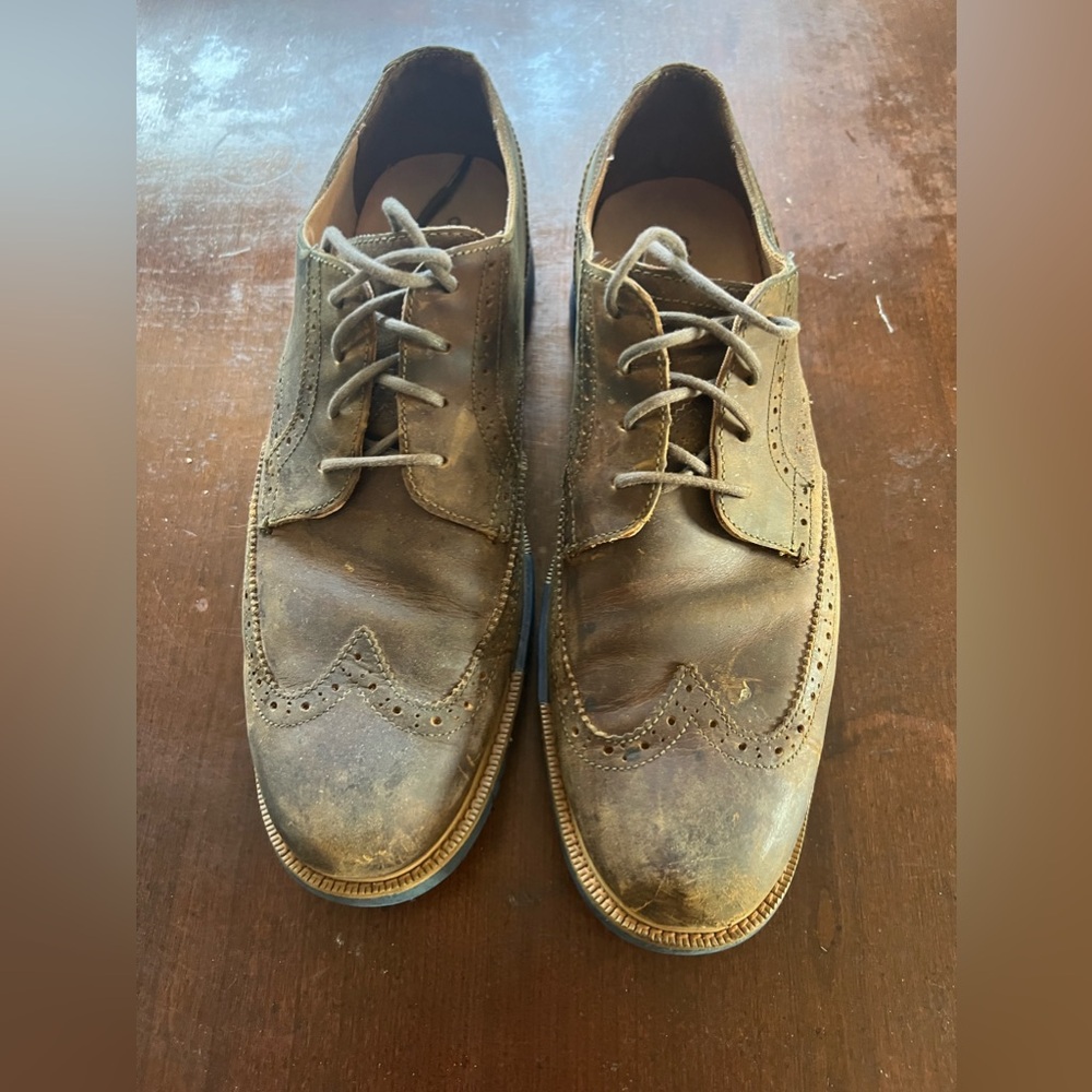 Cole Haan Grand OS Leather Oxford Wingtip